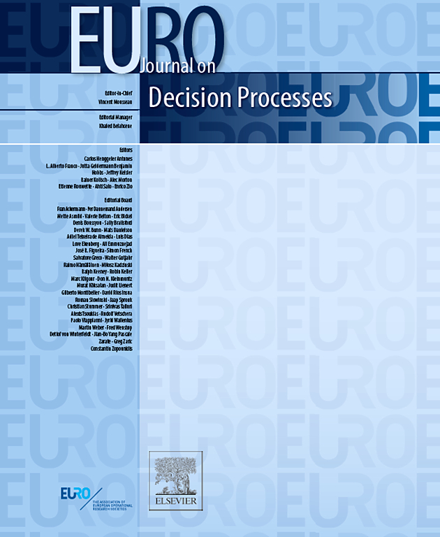 Go to journal home page - EURO Journal on Decision Processes